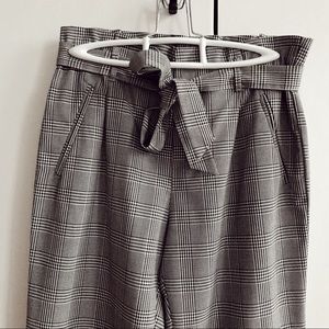 ZARA Plaid Trousers